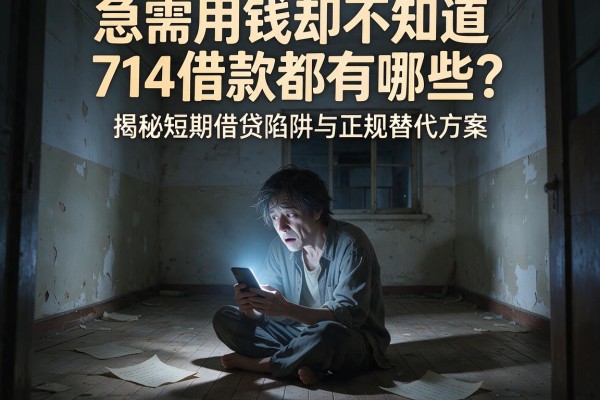 急需用钱却不知道714借款都有哪些？揭秘短期借贷陷阱与正规替代方案