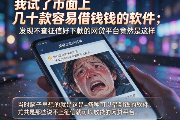我试了市面上几十款容易借钱的软件，发现不查征信好下款的网贷平台竟然是这样