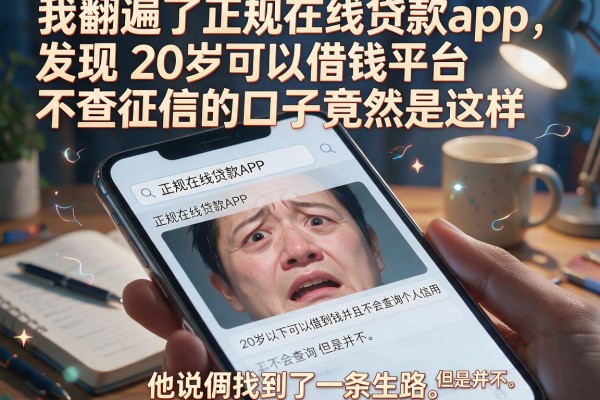 我翻遍了正规在线贷款app，发现20岁可以借钱平台不查征信的口子竟然是这样
