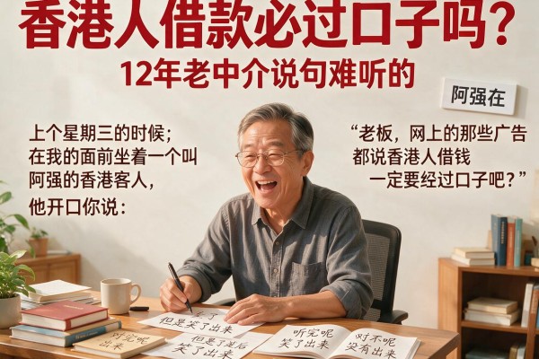 香港人借款必过口子吗？12年老中介说句难听的