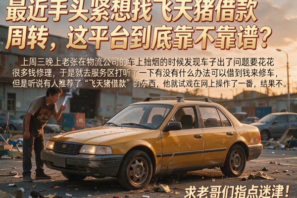 最近手头紧想找飞天猪借款周转，这平台到底靠不靠谱？求老哥们指点迷津！