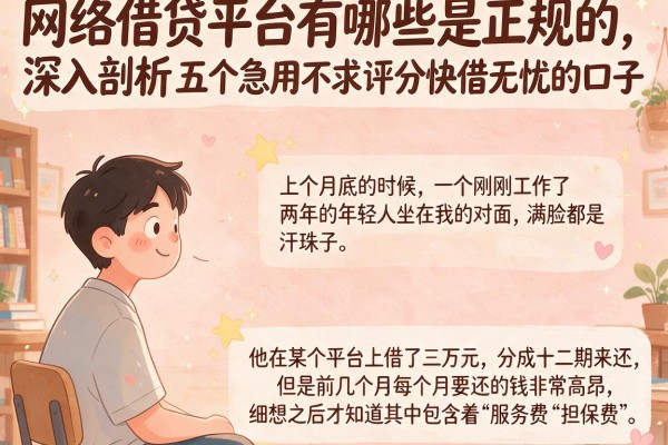 网络借贷平台有哪些是正规的，深入剖析五个急用不求评分快借无忧的口子