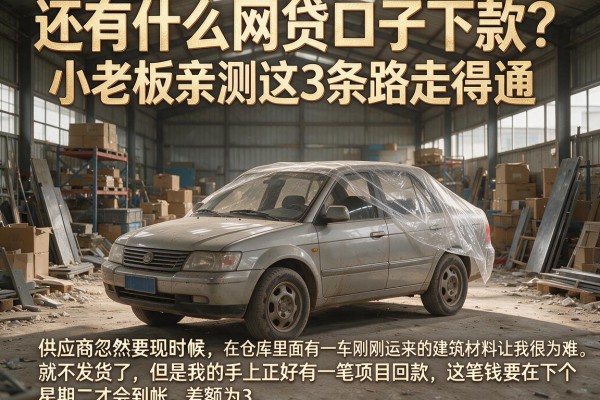 还有什么网贷口子下款？小老板亲测这3条路走得通