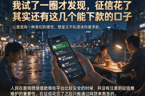 我试了一圈才发现，征信花了其实还有这几个能下款的口子