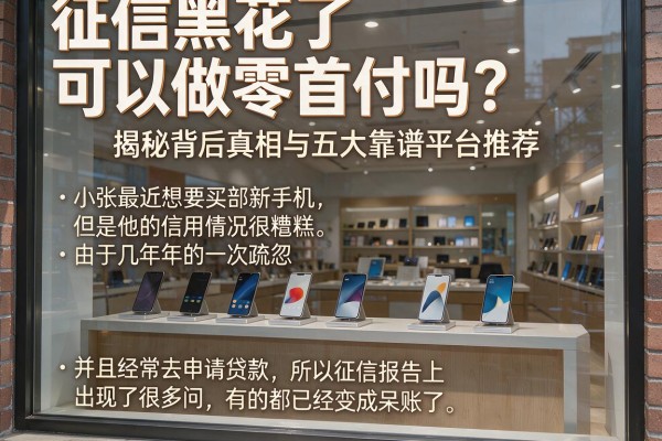 征信黑花了可以做零首付吗？揭秘背后真相与五大靠谱平台推荐