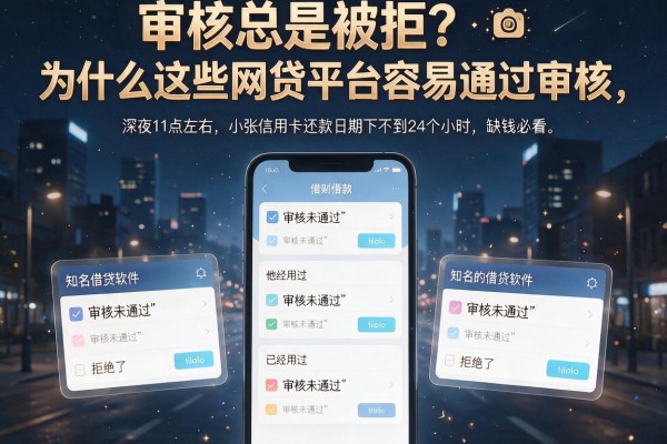 审核总是被拒？揭秘为什么这些网贷平台容易通过审核，缺钱必看