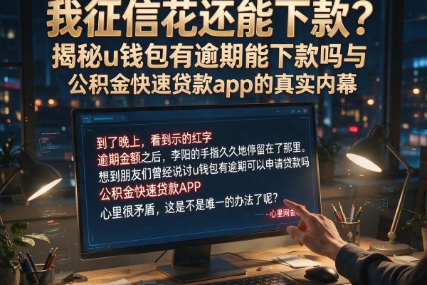 我征信花还能下款？揭秘u钱包有逾期能下款吗与公积金快速贷款app的真实内幕