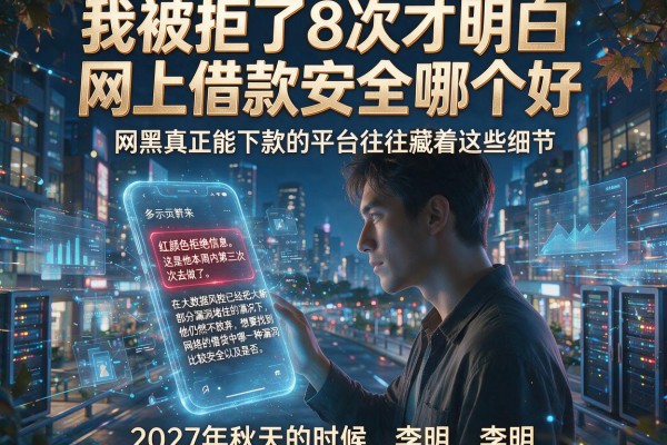 我被拒了8次才明白网上借款安全哪个好，网黑真正能下款的平台往往藏着这些细节