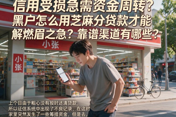 信用受损急需资金周转？黑户怎么用芝麻分贷款才能解燃眉之急？靠谱渠道有哪些？