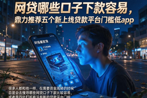网贷哪些口子下款容易，鼎力推荐五个新上线贷款平台门槛低app