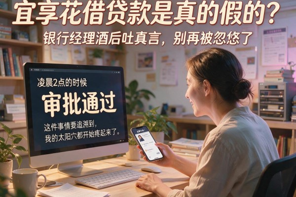 宜享花借贷款是真的假的？银行经理酒后吐真言，别再被忽悠了