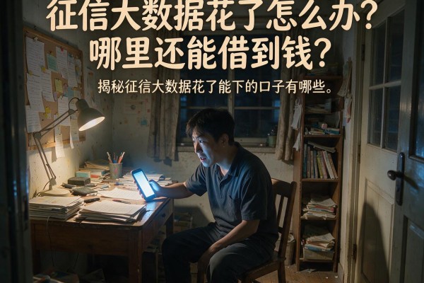 征信大数据花了怎么办？哪里还能借到钱？揭秘征信大数据花了能下的口子有哪些