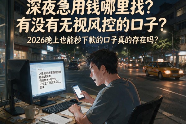 深夜急用钱哪里找？有没有无视风控的口子？2026晚上也能秒下款的口子真的存在吗？