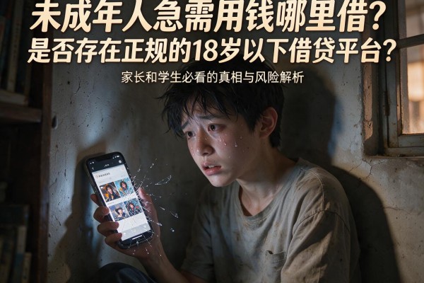 未成年人急需用钱哪里借？是否存在正规的18岁以下借贷平台？家长和学生必看的真相与风险解析