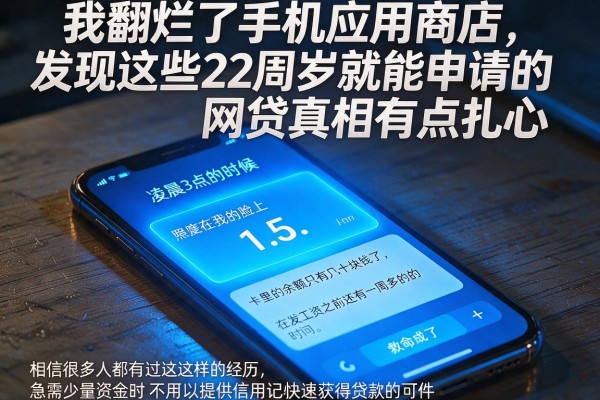 我翻烂了手机应用商店，发现这些22周岁就能申请的网贷真相有点扎心