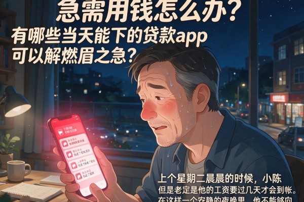 急需用钱怎么办？有哪些当天能下的贷款app可以解燃眉之急？靠谱推荐看这里