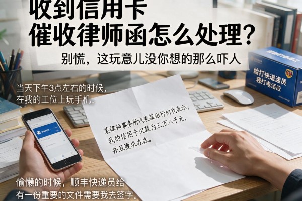 收到信用卡催收律师函怎么处理？别慌，这玩意儿没你想的那么吓人