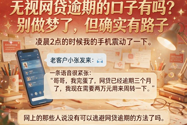 无视网贷逾期的口子有吗？别做梦了，但确实有路子