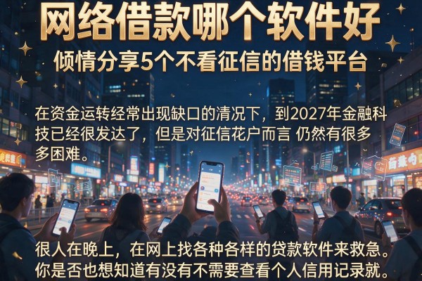 网络借款哪个软件好，倾情分享5个不看征信的借钱平台