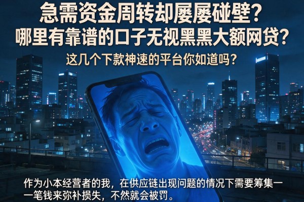 急需资金周转却屡屡碰壁？哪里有靠谱的口子无视黑白大额网贷？这几个下款神速的平台你知道吗？