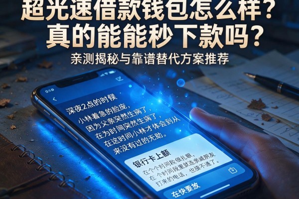 超光速借款钱包怎么样？真的能秒下款吗？亲测揭秘与靠谱替代方案推荐