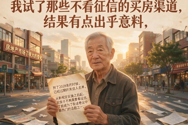我试了那些不看征信的买房渠道，结果有点出乎意料