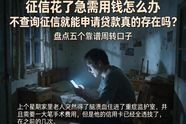 征信花了急需用钱怎么办？不查询征信就能申请贷款真的存在吗？盘点五个靠谱周转口子