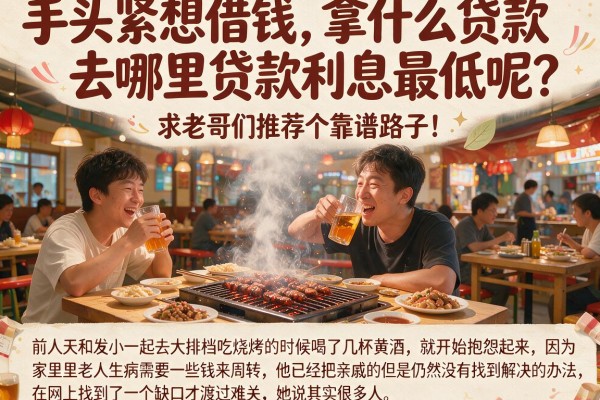 手头紧想借钱，拿什么贷款去哪里贷款利息最低呢？求老哥们推荐个靠谱路子！