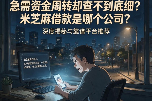 急需资金周转却查不到底细？米芝麻借款是哪个公司？深度揭秘与靠谱平台推荐