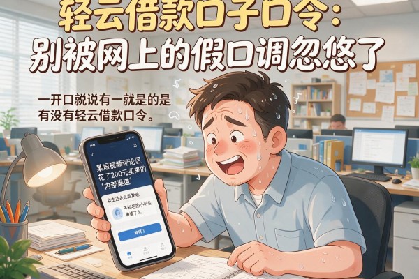 轻云借款口子口令：别被网上的假口令忽悠了