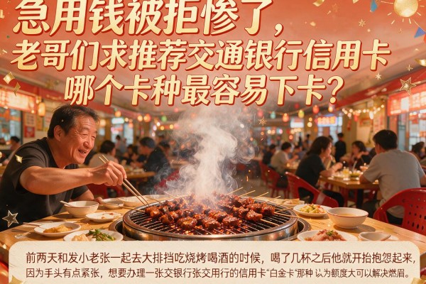 急用钱被拒惨了，老哥们求推荐交通银行信用卡哪个卡种最容易下卡？