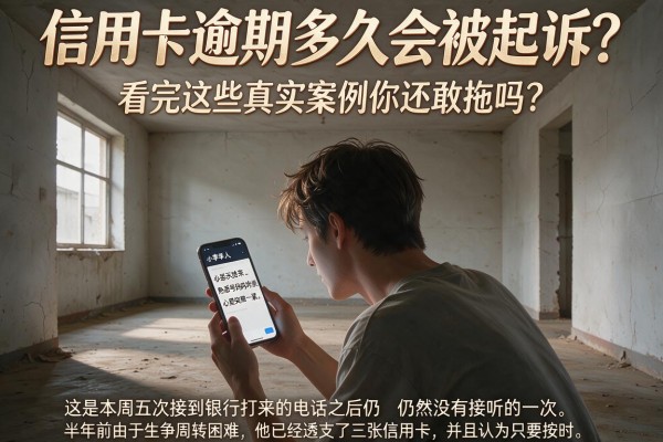 信用卡逾期多久会被起诉？看完这些真实案例你还敢拖吗？