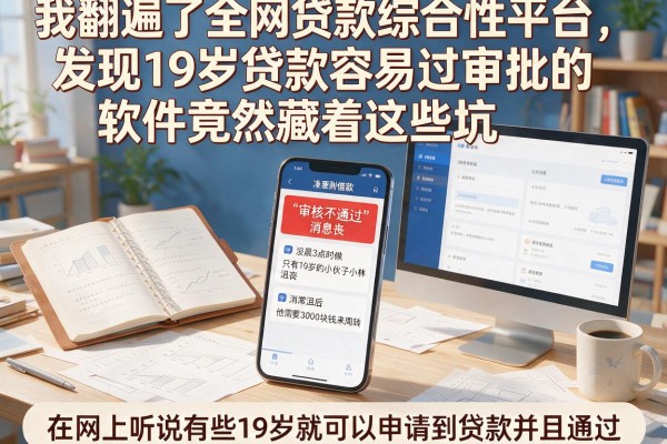 我翻遍了全网贷款综合性平台，发现19岁贷款容易过审批的软件竟然藏着这些坑