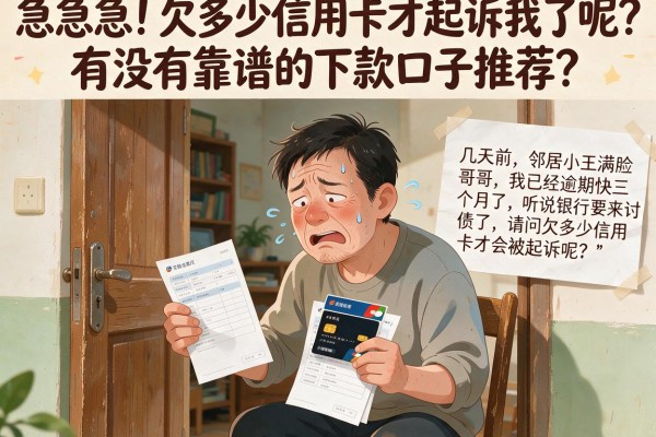急急急！欠多少信用卡才起诉我了呢？有没有靠谱的下款口子推荐？