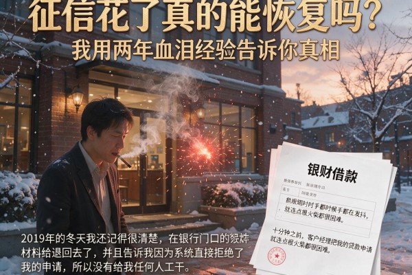 征信花了真的能恢复吗？我用两年血泪经验告诉你真相