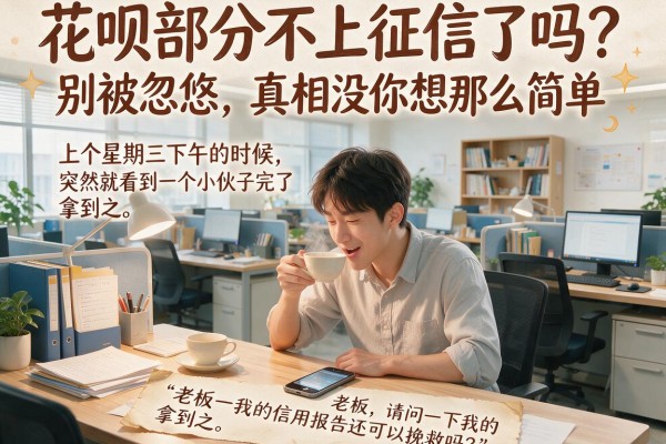 花呗部分不上征信了吗？别被忽悠，真相没你想那么简单