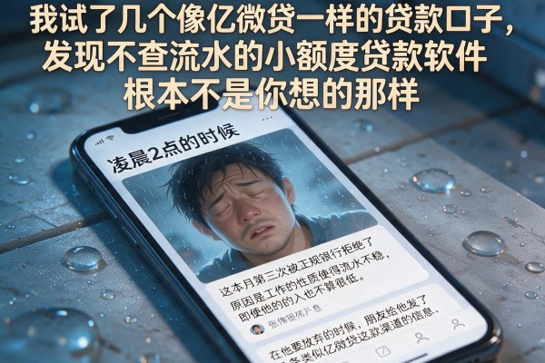 我试了几个像亿微贷一样的贷款口子，发现不查流水的小额度贷款软件根本不是你想的那样
