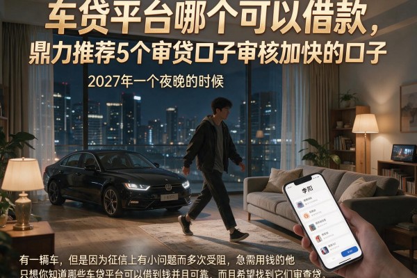 车贷平台哪个可以借款，鼎力推荐5个审贷口子审核加快的口子