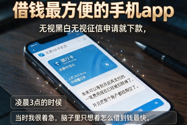 借钱最方便的手机app，罗列5个无视黑白无视征信申请就下款的平台