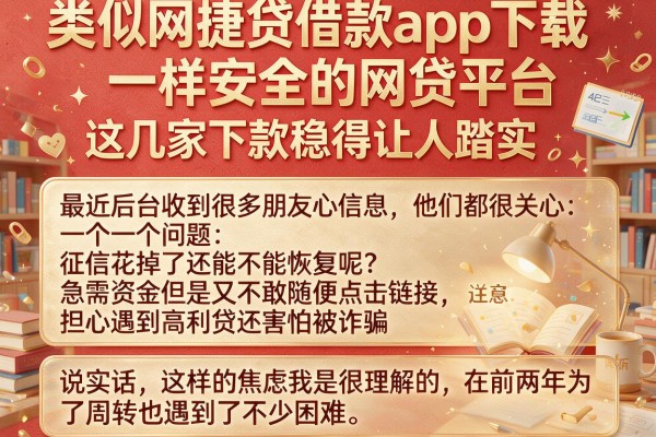 类似网捷贷借款app下载一样安全的网贷平台，这几家下款稳得让人踏实