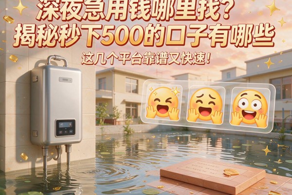 深夜急用钱哪里找？揭秘秒下500的口子有哪些，这几个平台靠谱又快速！