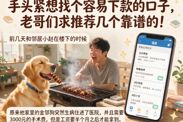 手头紧想找个容易下款的口子，老哥们求推荐几个靠谱的！_3