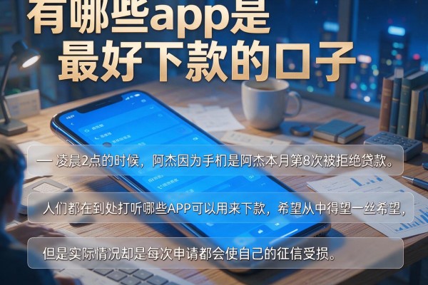 有哪些app是最好下款的口子，规整五个网黑真正能下款的软件