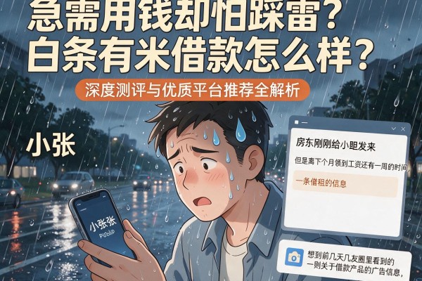 急需用钱却怕踩雷？白条有米借款怎么样？深度测评与优质平台推荐全解析
