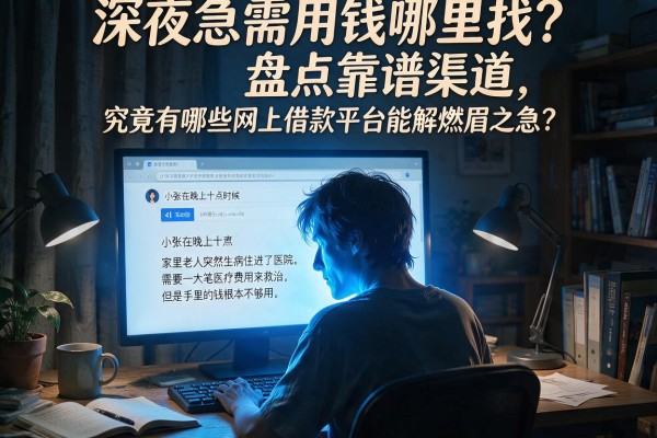 深夜急需用钱哪里找？盘点靠谱渠道，究竟有哪些网上借款平台能解燃眉之急？