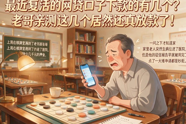 最近复活的网贷口子下款的有几个？老哥亲测这几个居然还真放款了！