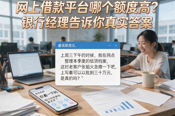 网上借款平台哪个额度高？银行经理告诉你真实答案