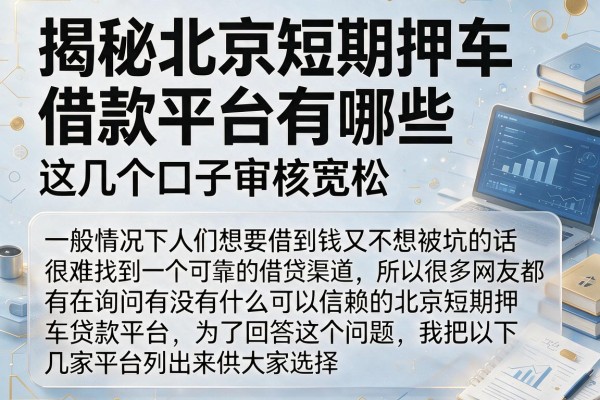 揭秘北京短期押车借款平台有哪些，这几个口子审核宽松