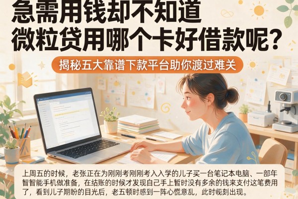 急需用钱却不知道微粒贷用哪个卡好借款呢？揭秘五大靠谱下款平台助你渡过难关