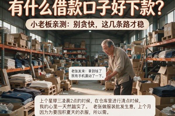 有什么借款口子好下款？小老板亲测：别贪快，这几条路才稳